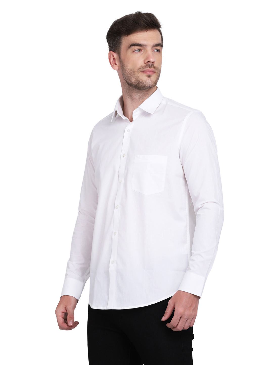 Double Cloth Crinkled Cotton men's Long Sleeves shirt