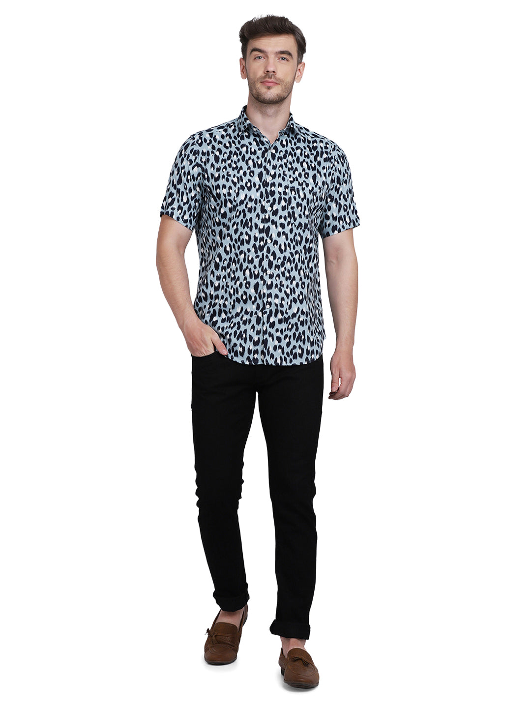 Leopard Animal Print Casual/Party Resort shirt