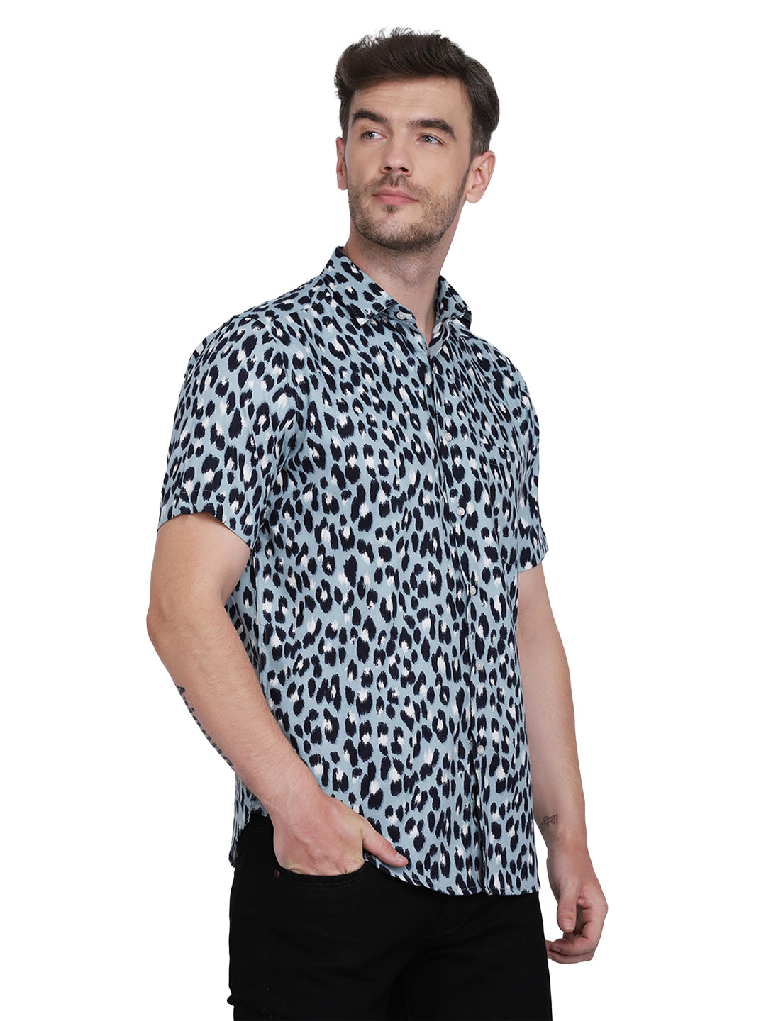 Leopard Animal Print Casual/Party Resort shirt