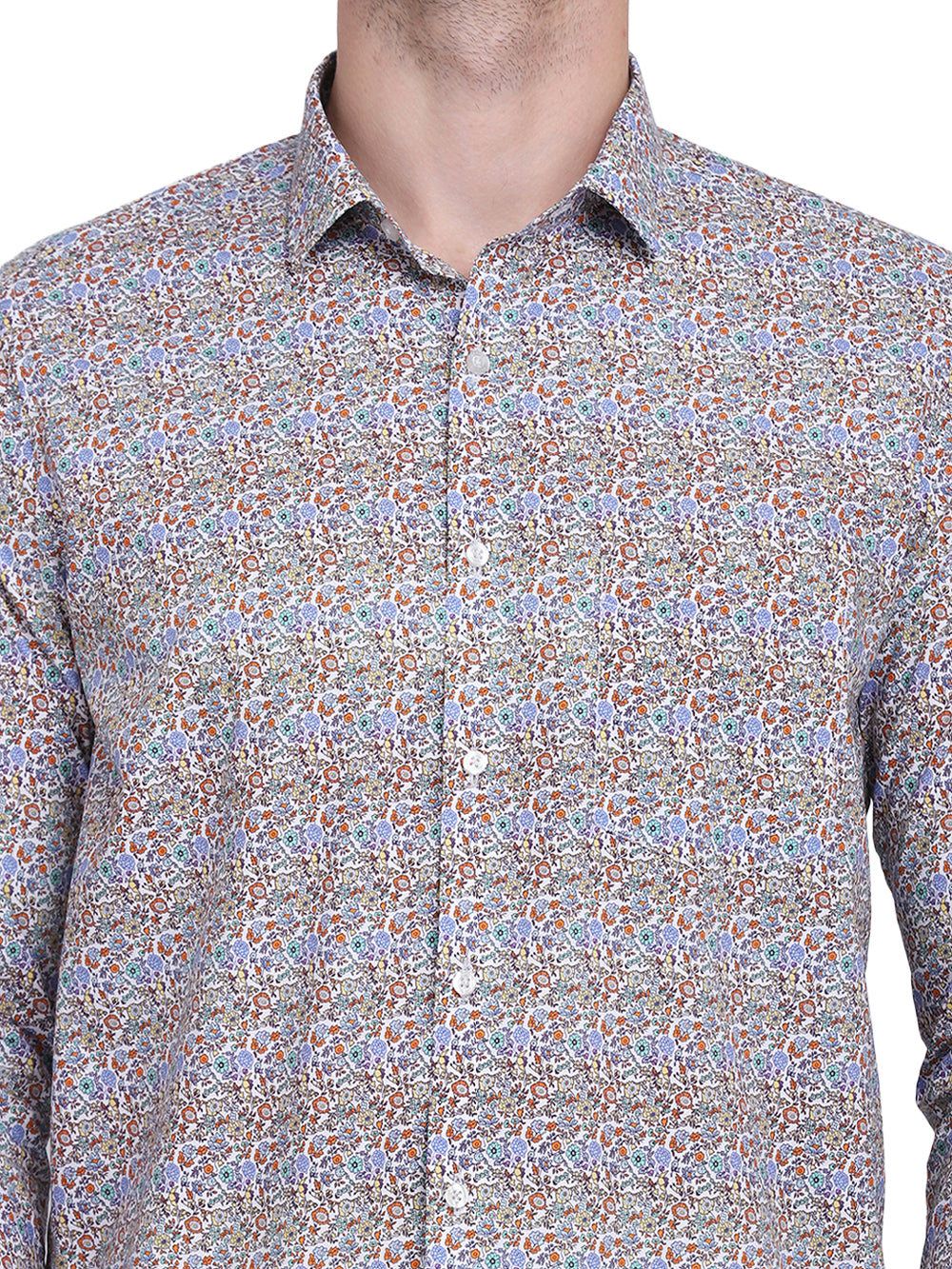 Multicolor Ditsy flowers Printed shirt