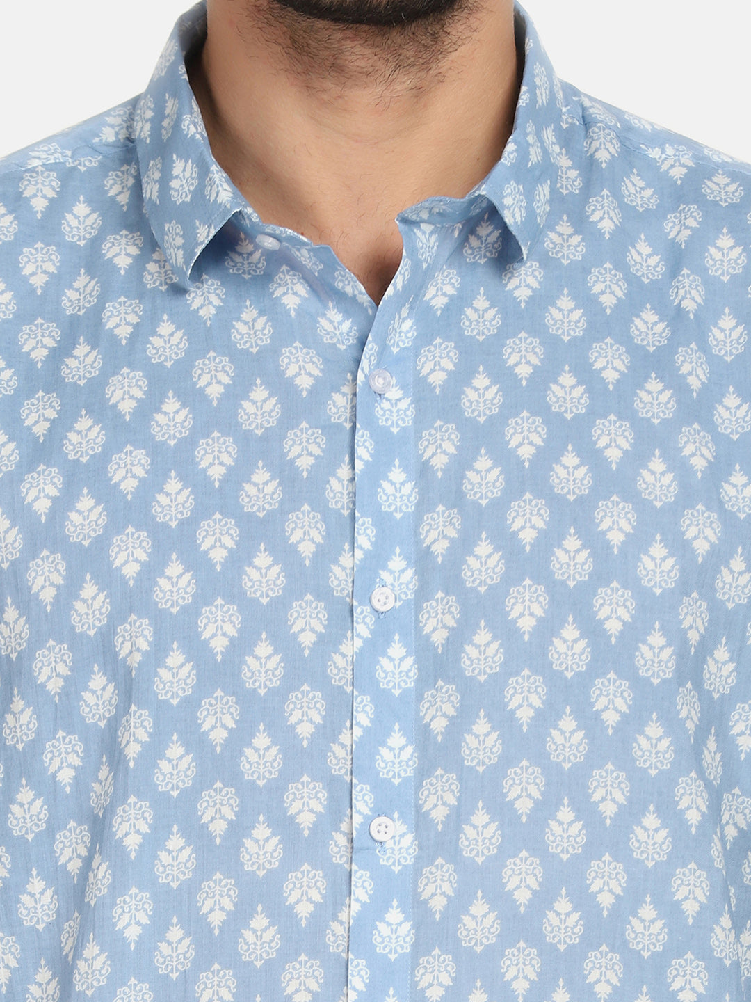ETHNIC ROYAL BOOTA PRINT SHIRT