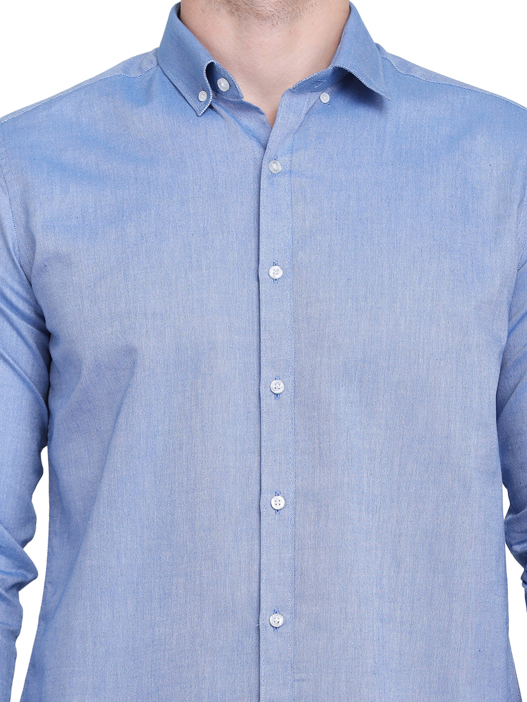 Cotton oxford formal Royal blue Shirt