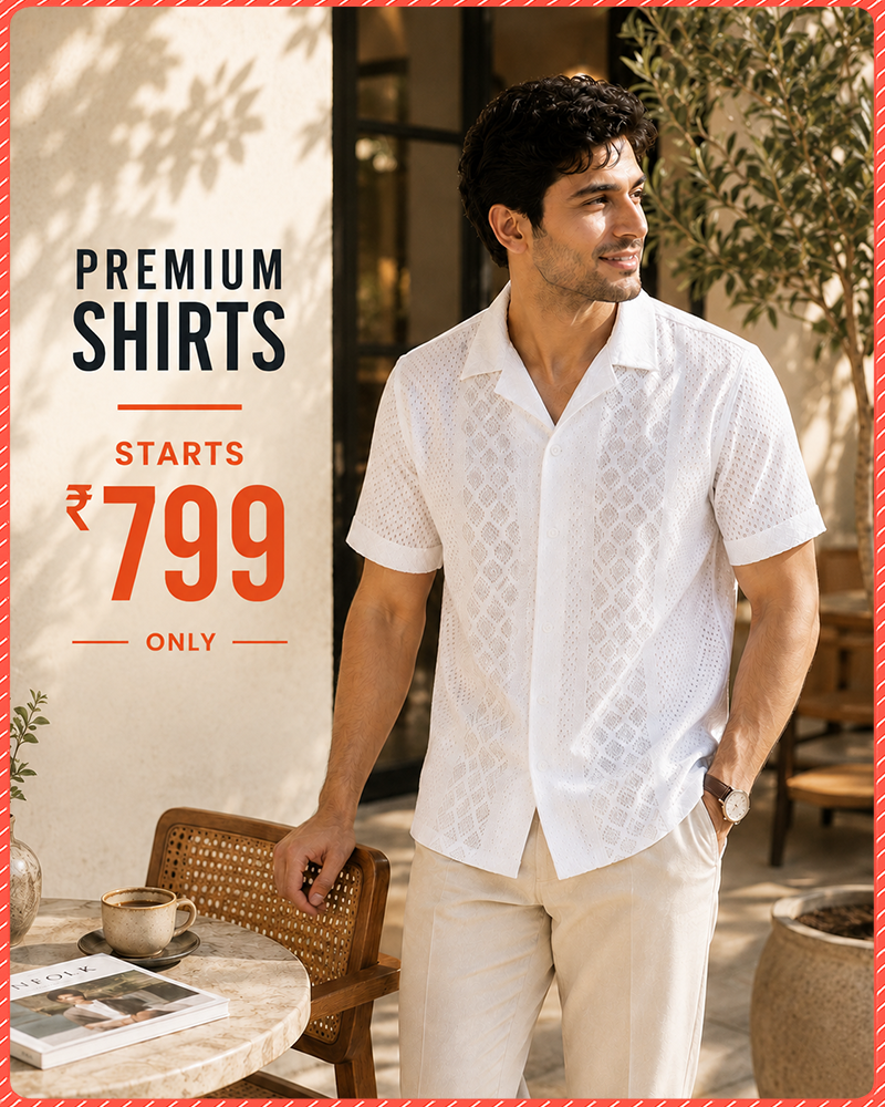 SHIRTS STARTING ₹799