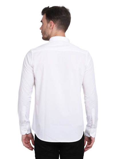 Double Cloth Crinkled Cotton Men's Long Sleeves Shirt