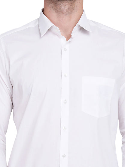 Double Cloth Crinkled Cotton Men's Long Sleeves Shirt