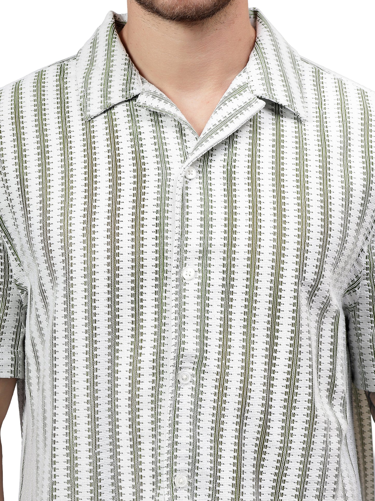 Mesh Juq. Half Sleeve Trending  Men's Wear Shirt