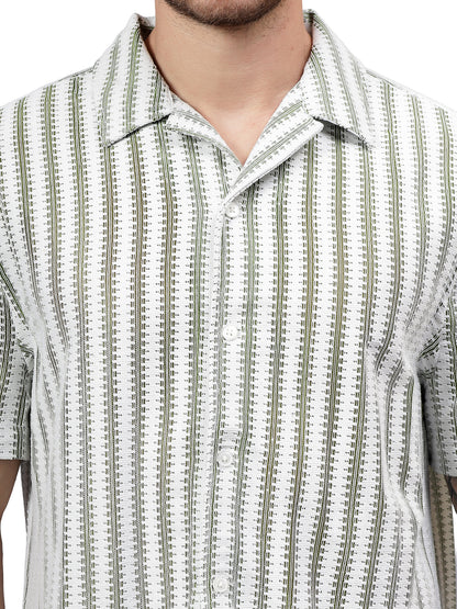 Mesh Juq. Half Sleeve Trending  Men's Wear Shirt