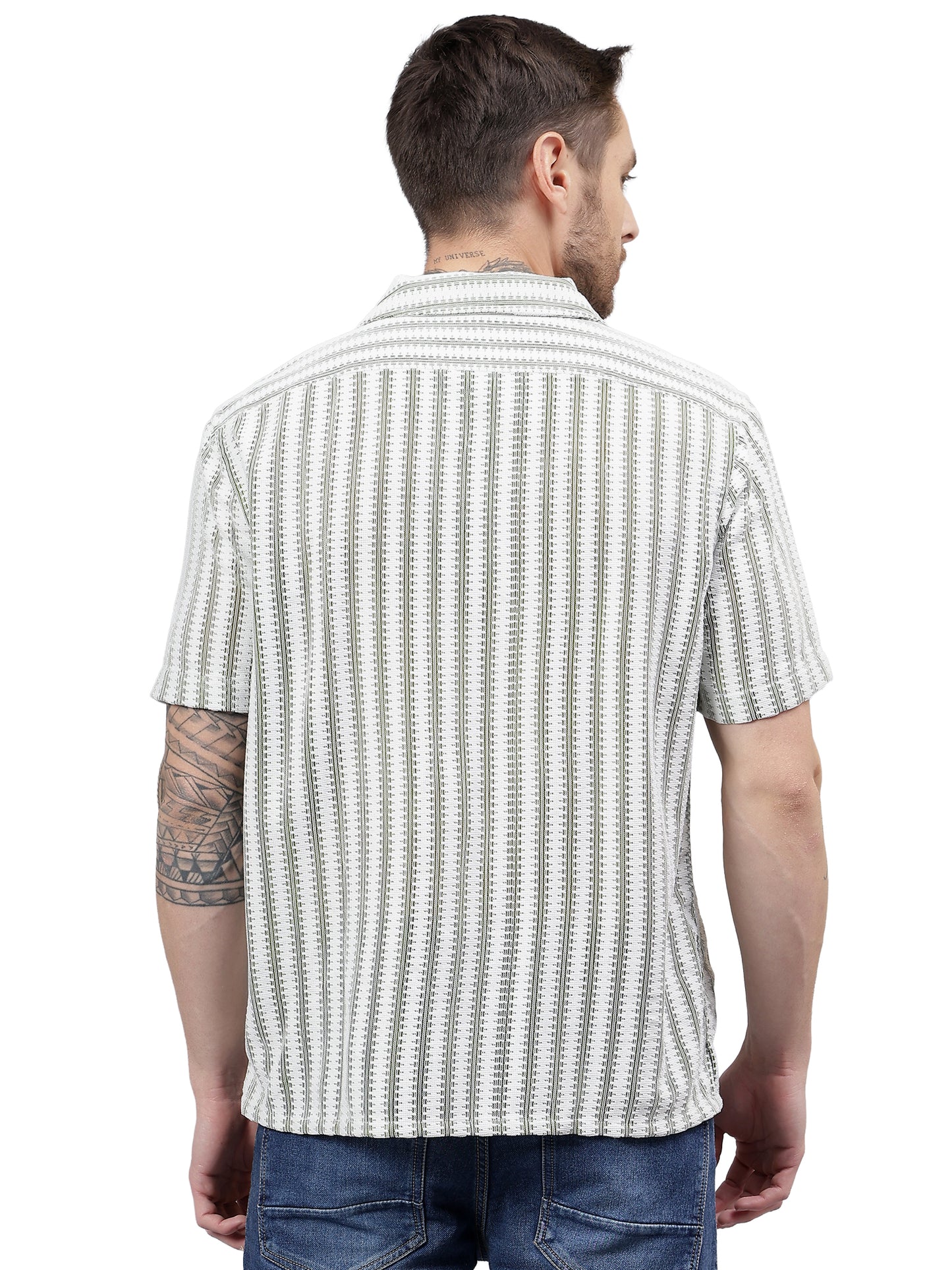 Mesh Juq. Half Sleeve Trending  Men's Wear Shirt