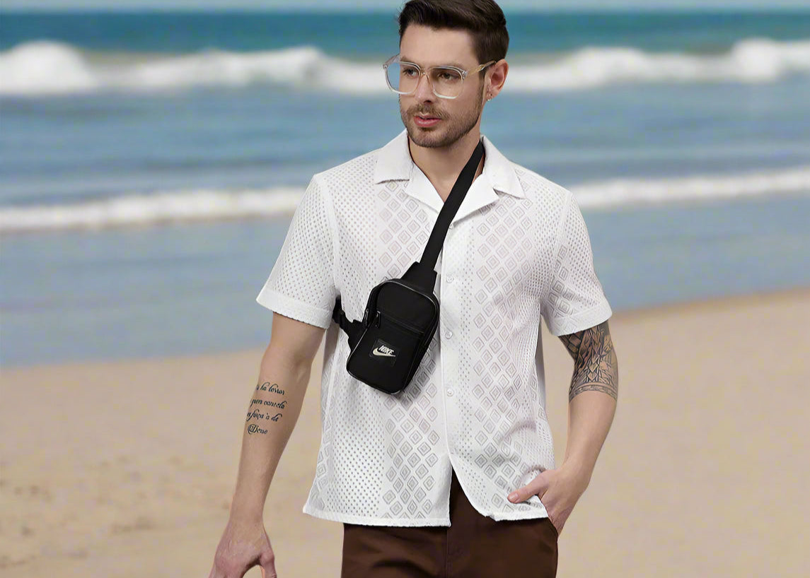 Men Classic Opaque Casual Shirt