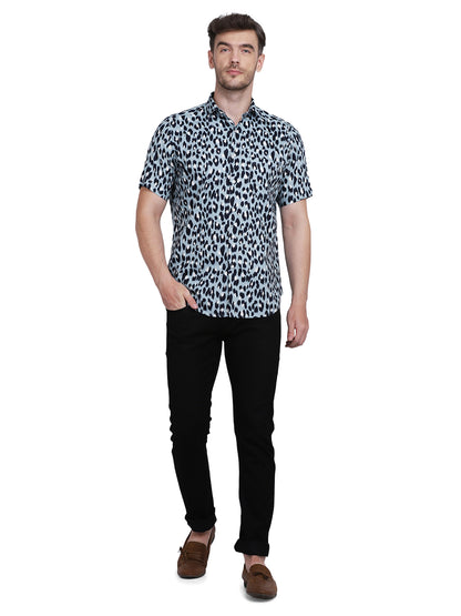 Leopard Animal Print Casual/Party Resort Shirt