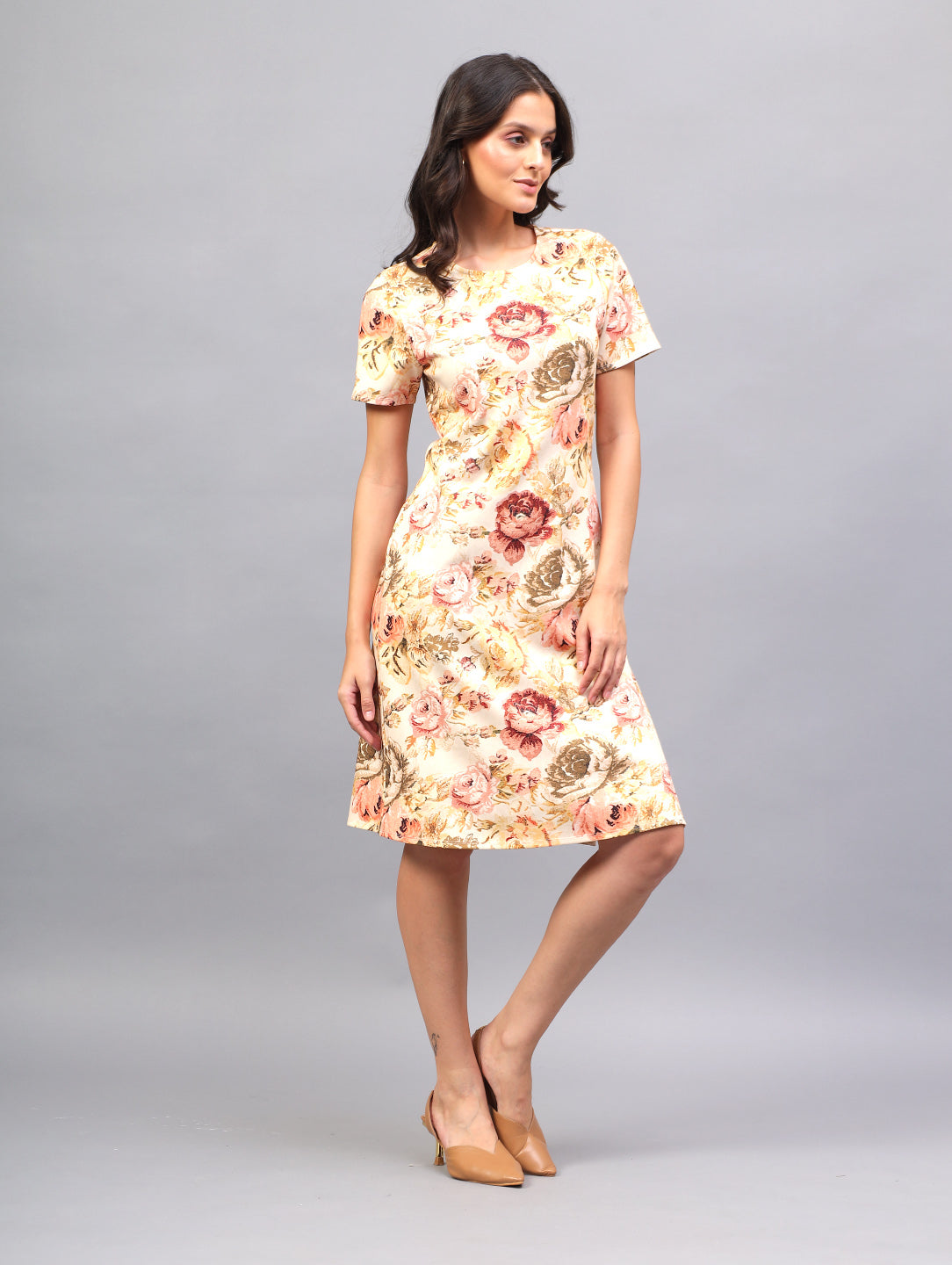 Hyacinth Chic Midi Dress