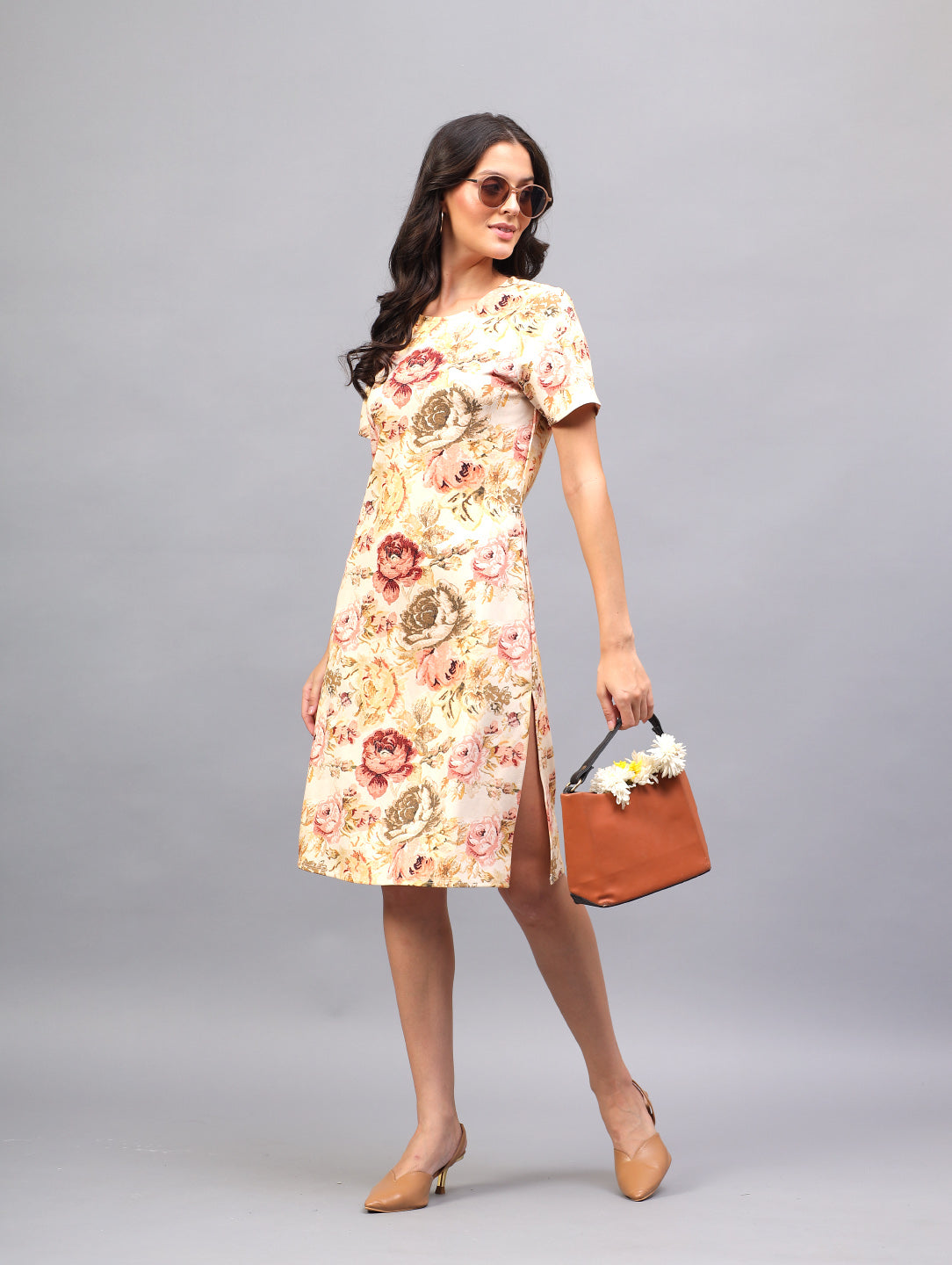 Hyacinth Chic Midi Dress