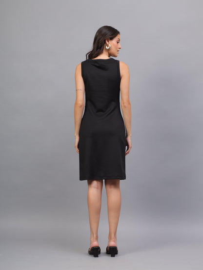 black Midi Dress