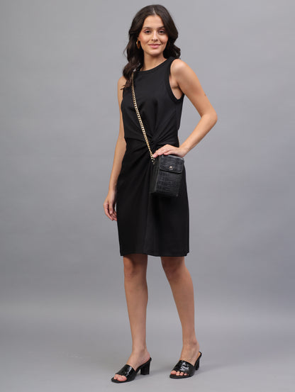 black Midi Dress