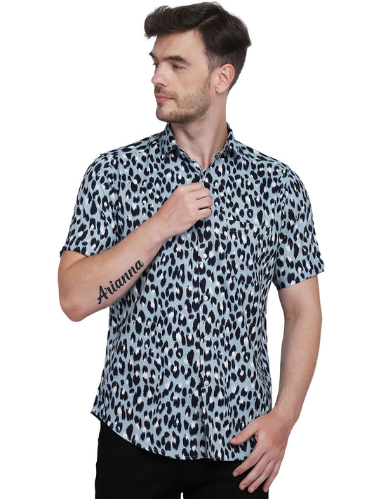 Leopard Animal Print Casual/Party Resort shirt