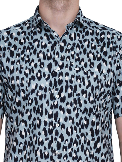 Leopard Animal Print Casual/Party Resort Shirt