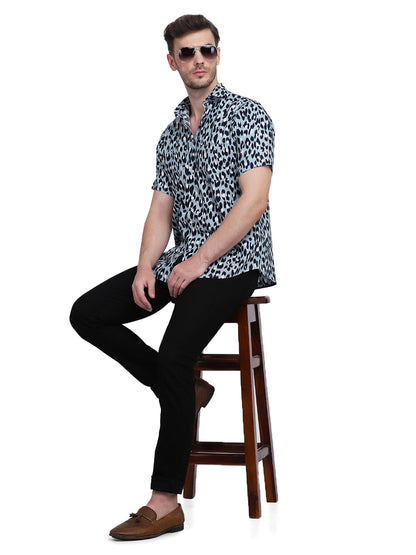 Leopard Animal Print Casual/Party Resort Shirt