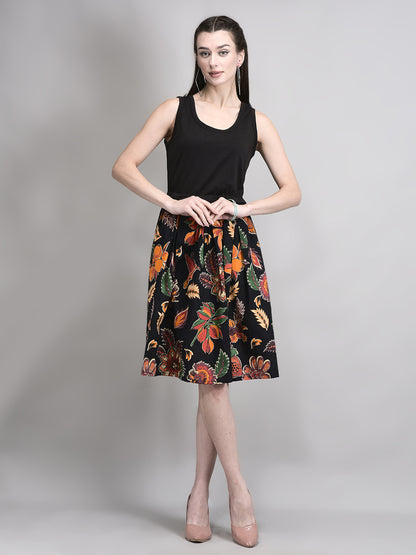 Timeless Black Bodycon Floral Dress