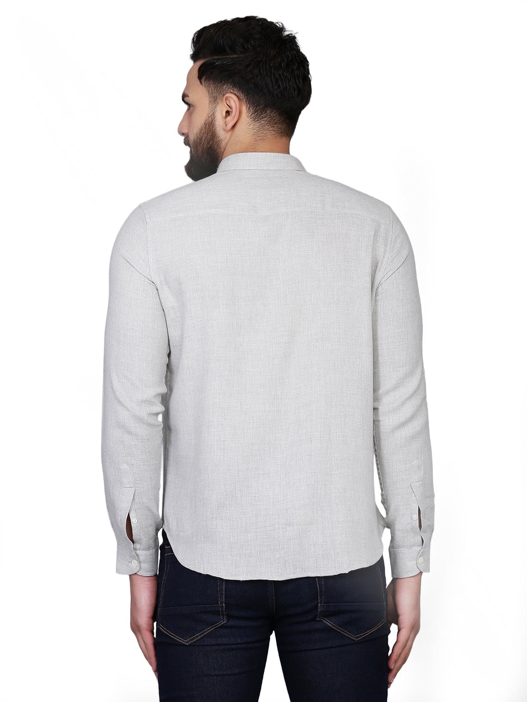 Men Slim Fit Flannel Casual Shirt