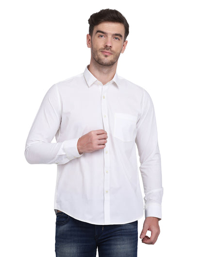 Neon Green Contrast Stitching Detailed Men's Shirt