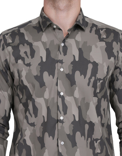 Camouflage Army Print Shirt
