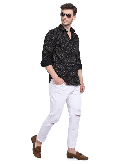 Distroy Printed Regular Fit Casual/Party Shirt
