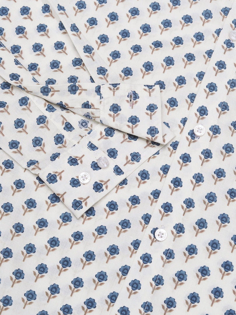 Ethnic Ditsy Print Shirt