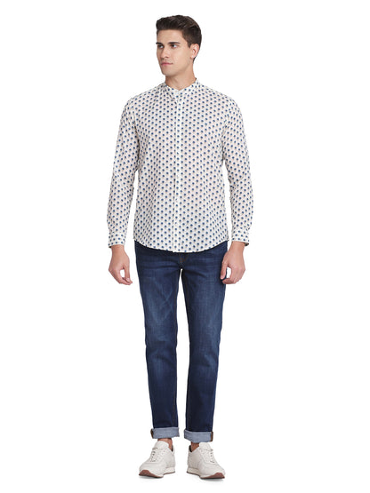 Ethnic Ditsy Print Shirt