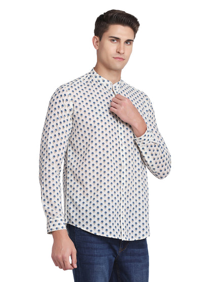 Ethnic Ditsy Print Shirt