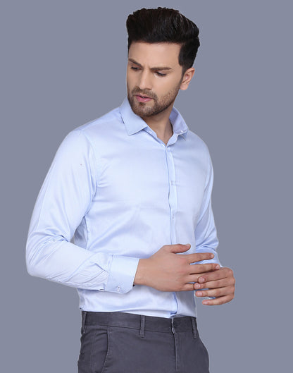 Herringbone Dobby With Micro Checkered Shirt