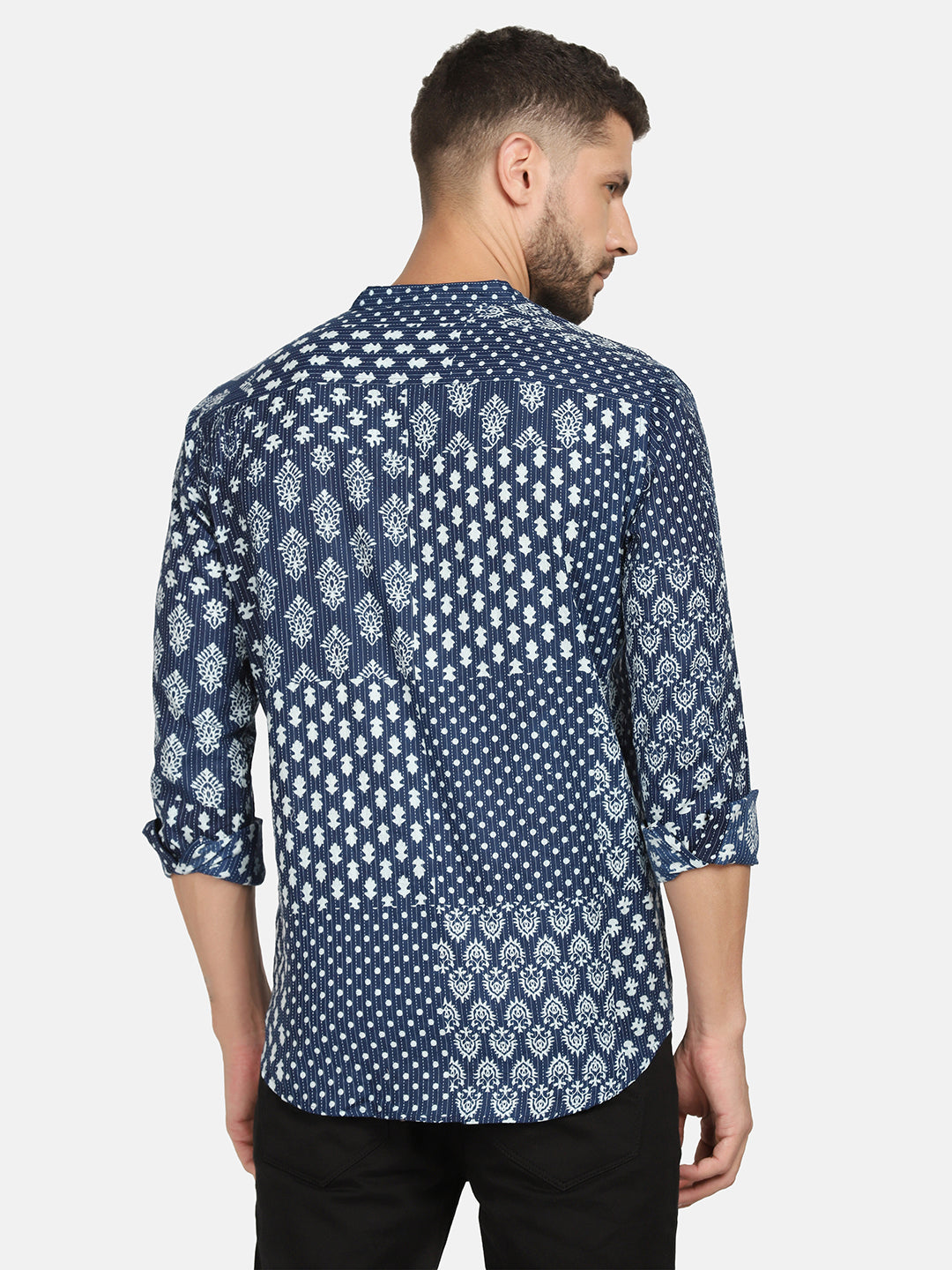 ETHNIC TILES PRINT SHIRT