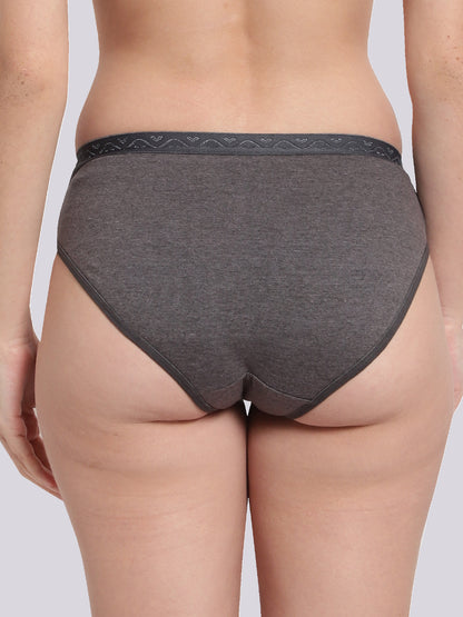 Pack Of 3 Colors Soft Summer Regular Milange Panty Briefs