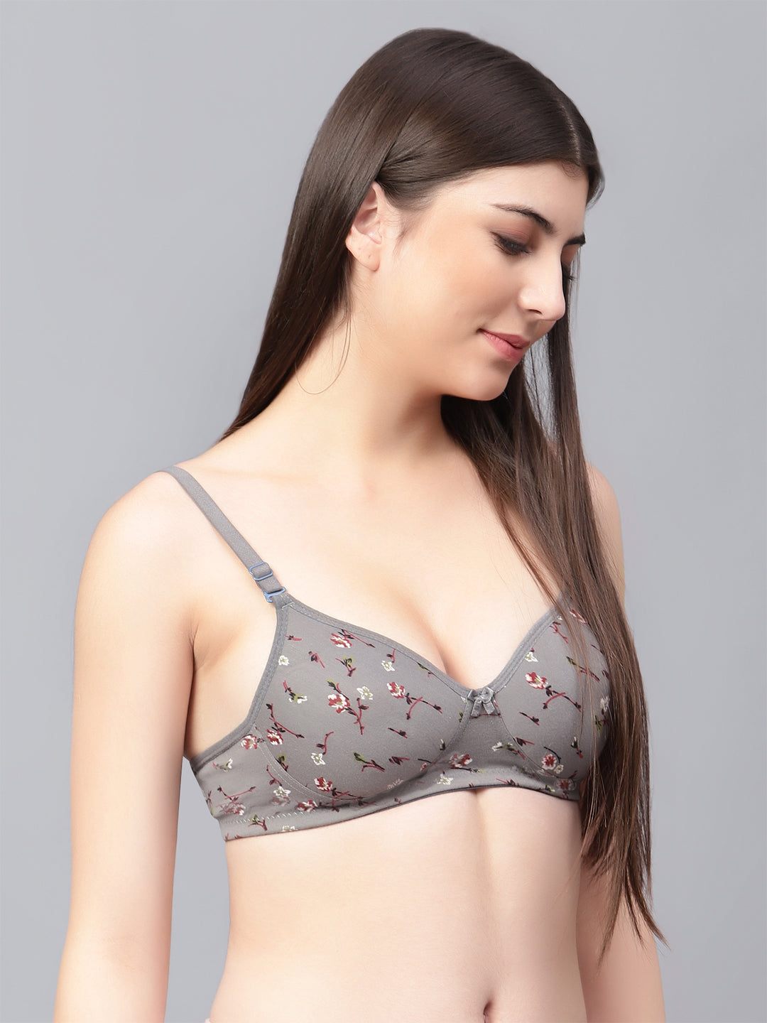 Pack Of 3 Colors Printed Flowral Padded Bra