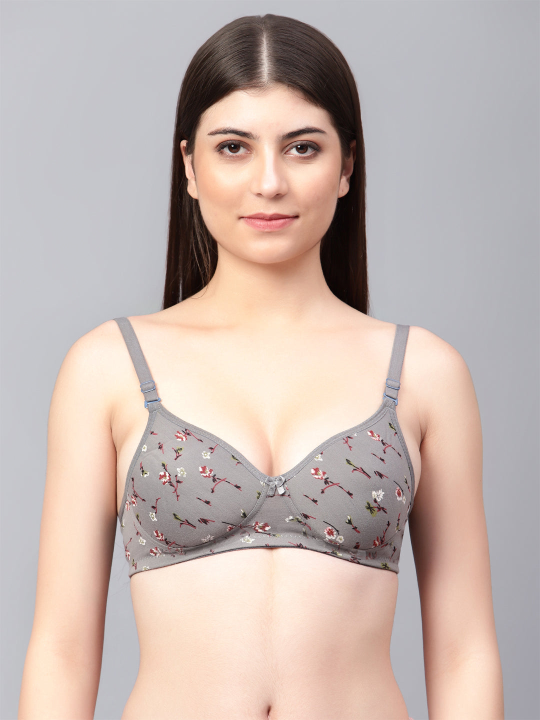 Pack Of 3 Colors Printed Flowral Padded Bra