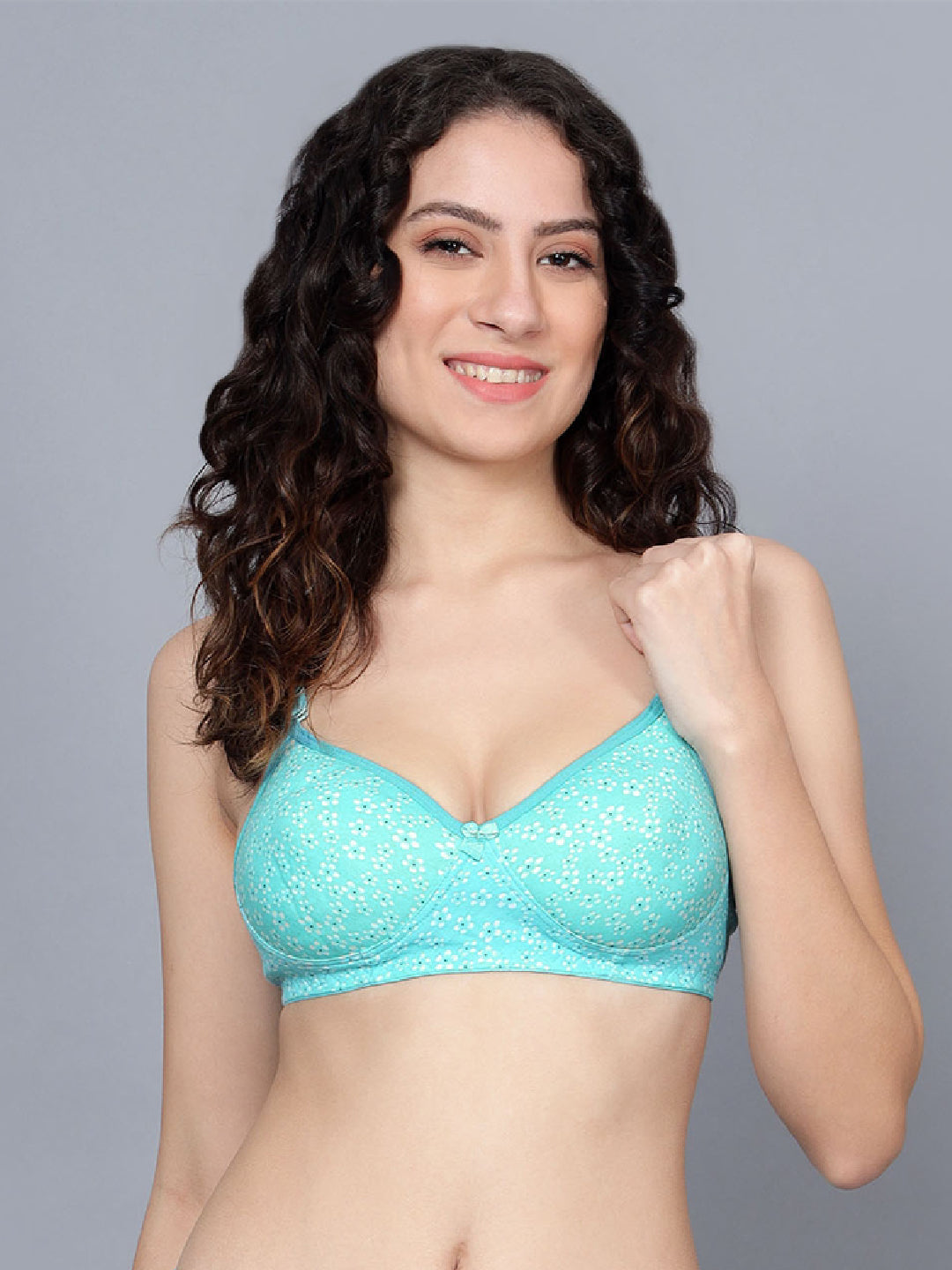 Pack Of 3 Colors Printed Floral Padded Bra