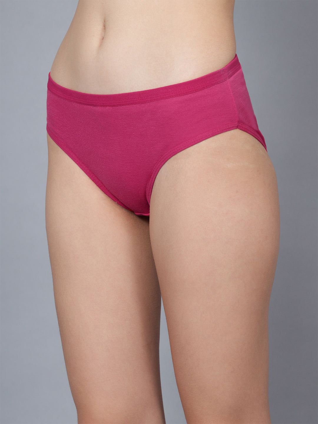 Pack Of 6  Multicolor  Pure Cotton Women Briefs