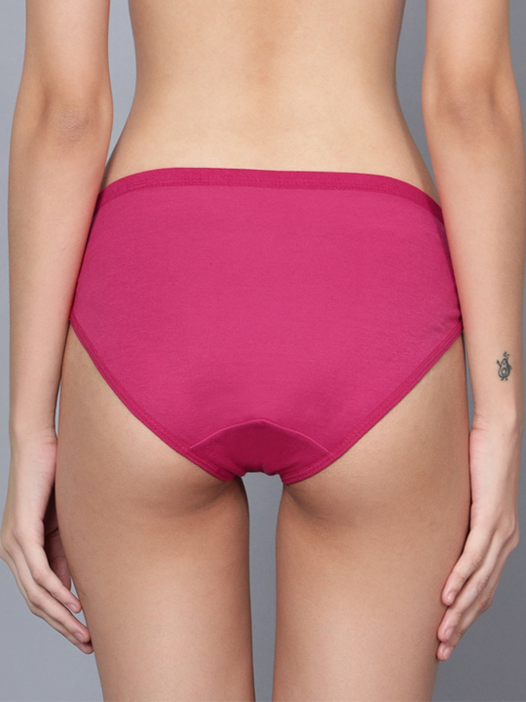 Pack Of 3 Solid Colors  Pure Cotton Women Briefs