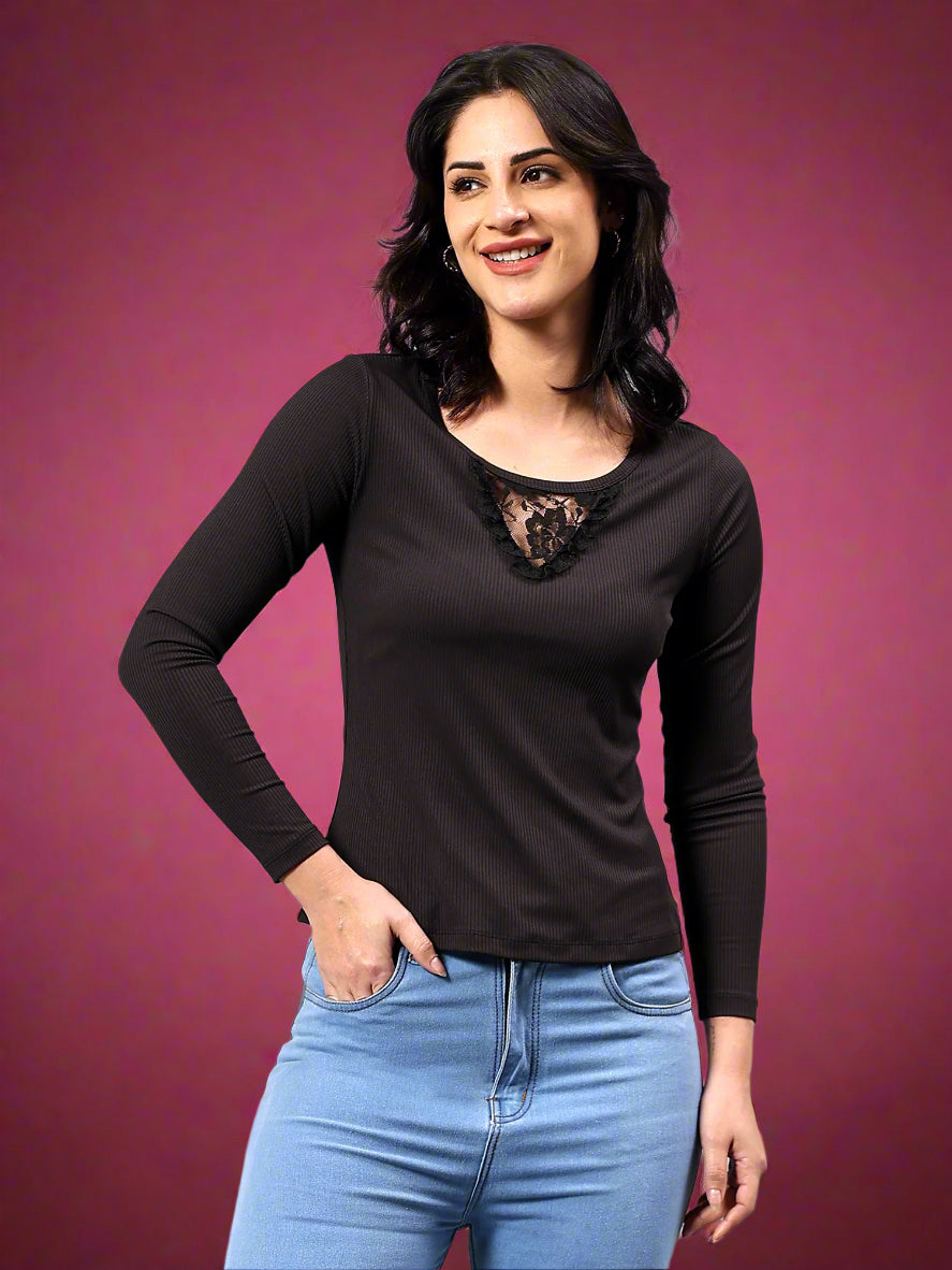 Full Sleeve Fitted Top