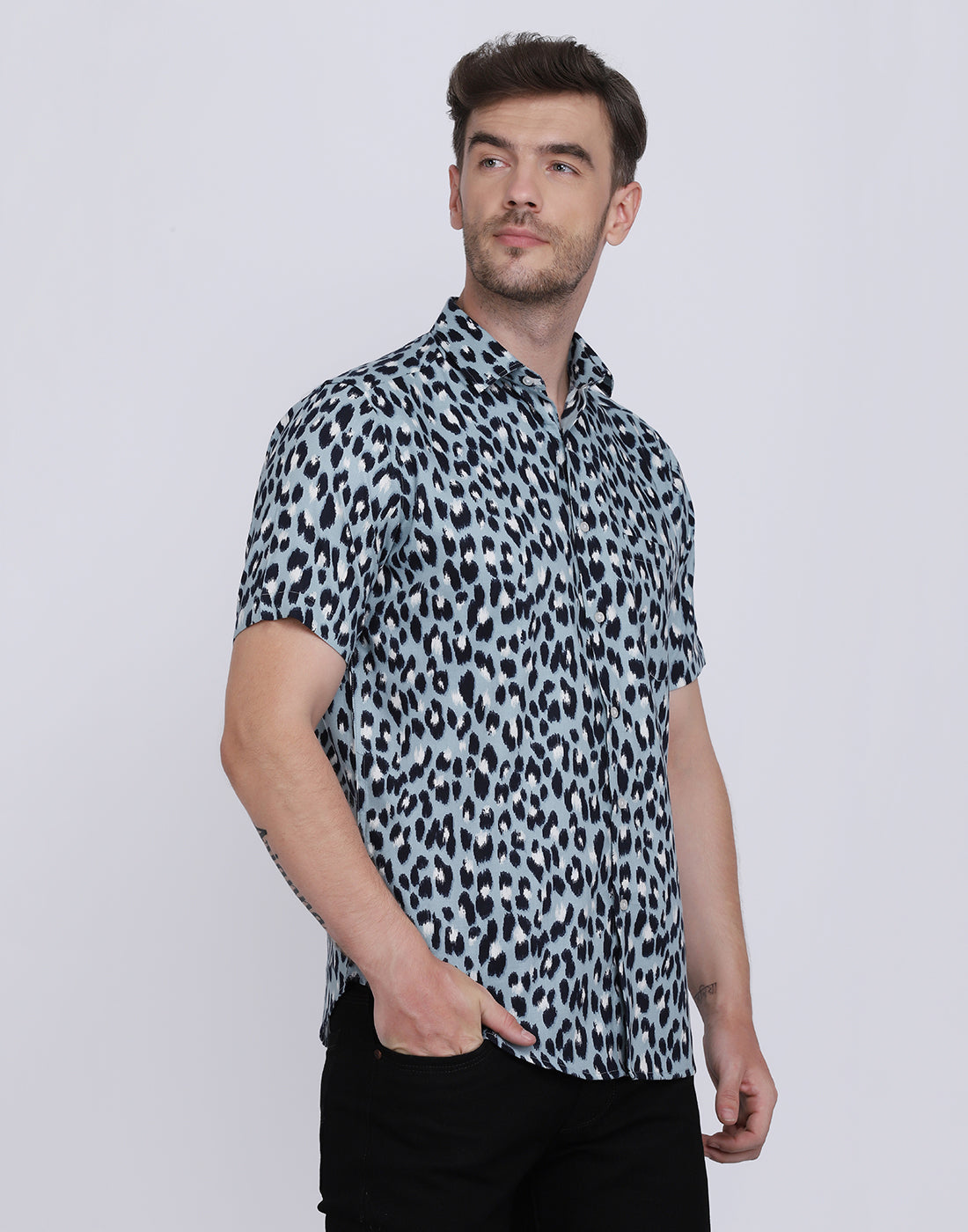 Leopard Animal Print Casual/Party Resort shirt