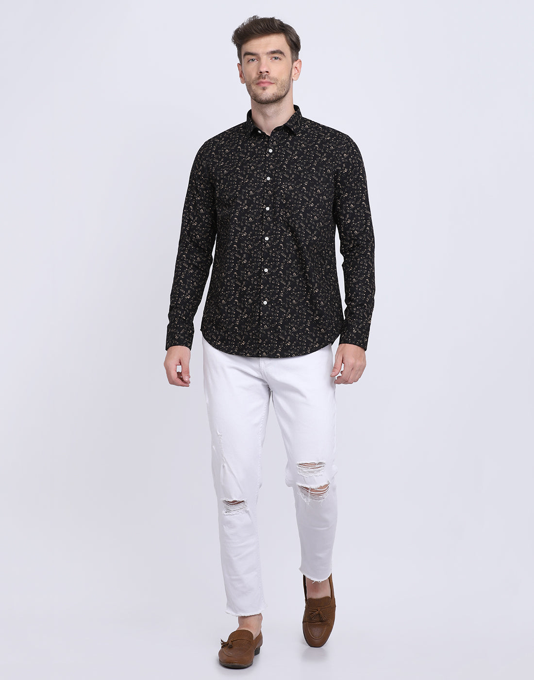 Distroy Printed Regular Fit Casual/Party Shirt