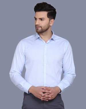 Herringbone Micro Stripes Dobby stripe cotton Shirt